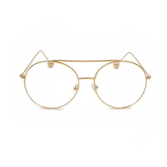 Gold Pearl Tip Sunglasses - Picture 3 of 3